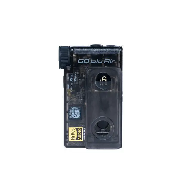 Alt view image 6 of 7 - GO blu Air Portable Bluetooth DAC Headphone Ampler | Bluetooth 5.2, aptX Adaptive & LDAC, 4.4mm & 3.5mm Headphone Outputs, Hi-Res Audio