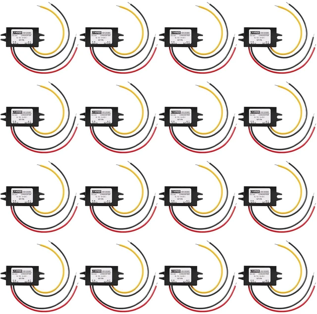 Main image of 3 Pieces Direct Current Converter 12v to 5v 3a 15w Power Adapter