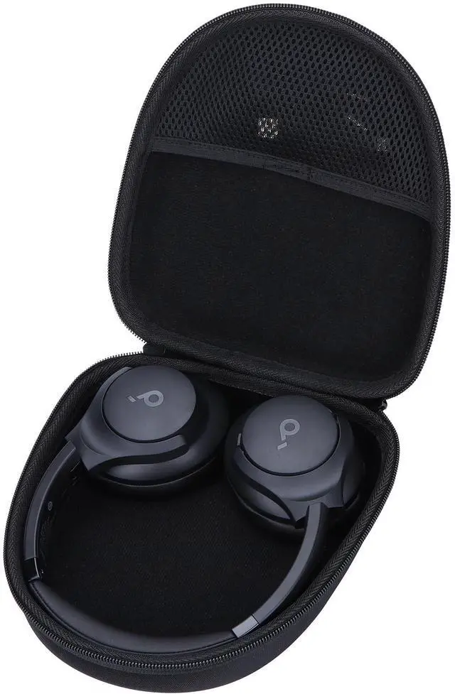 Main image of Hard Carry Case Compatible with Anker Soundcore Life Q20 Q30 Q35 Q40 Q45 Q20+ Q20i / Soundcore Space 2 Hybrid Active Noise Cancelling Headphones (Black Case)