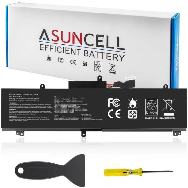Main image of C41N1837 Laptop Battery for ASUS ROG Zephyrus G15 GA501I GA502 GA502D GA502DU GA502GU GA502IV GU502 GU502DU GX502GW GX532GV GU532GW GU502LU GU502LW GU502LV GX502LXS GX502GV GX502GW 0B200-03380100
