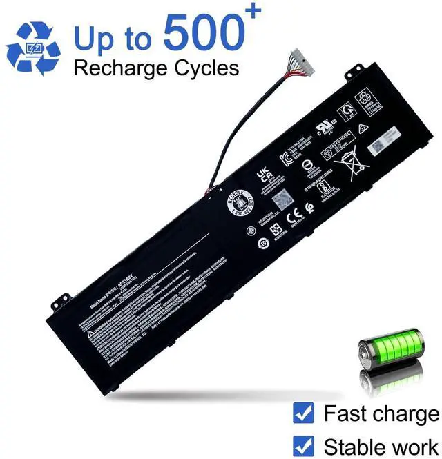 Alt view image 5 of 6 - AP21A8T AP21A7T 90.61Wh Laptop Battery Compatible with Acer Predator PH315-55 Nitro 5 AN517-55-78KU Helios 300 PH315-55-796N PH317-56-78SM PH317-56-78LY Series AP21A5T KT0040G014 15.4V 5716mAh