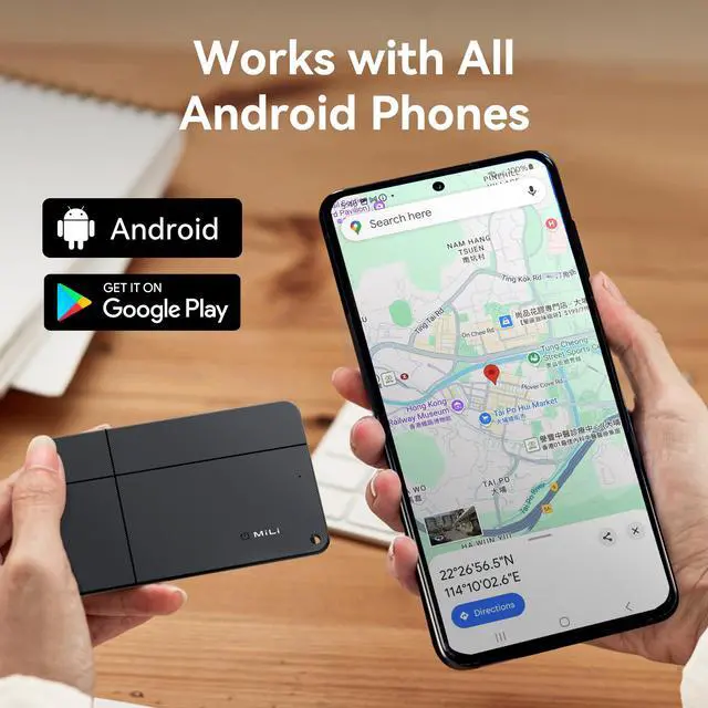 Alt view image 2 of 7 - 2026 Wallet Tracker Card for Android, Certified by Google Find Hub | Bluetooth Wallet Finder Thin Card Wireless Rechargeable for Keys, Bags, Passport