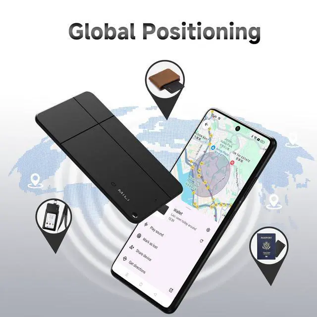 Alt view image 3 of 7 - 2026 Wallet Tracker Card for Android, Certified by Google Find Hub | Bluetooth Wallet Finder Thin Card Wireless Rechargeable for Keys, Bags, Passport