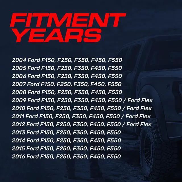 Alt view image 3 of 7 - Emblem Backup Camera Replacement for Ford F150, F250, F350, F450, F550 (2004-2016), Flex (2009-2012) | IP68 Waterproof | Easy to Install | Genuine Ford Emblem