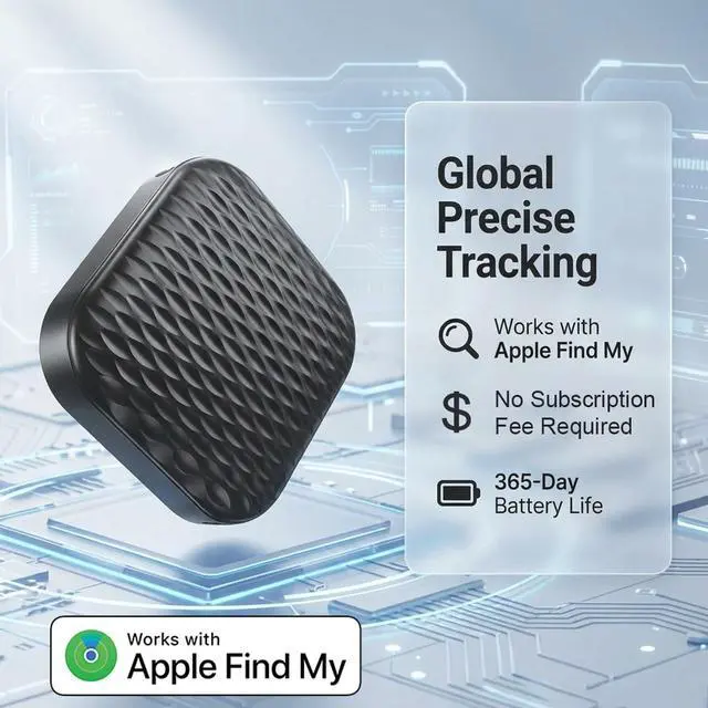 Alt view image 2 of 4 - Mini GPS Tracker for Vehicles No Subscription, iOS Only, 2 Pack | Hidden Tracking Device, Car Tracker Work with Apple Find My, Vehicle Tracker with Audio for Kids, Dogs, Key, Luggage