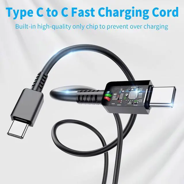 Alt view image 3 of 7 - 65W USB C Surface Pro Laptop Charger for Windows Microsoft Surface Pro 12" Copilot + PC, Surface Pro 13"Surface Laptop 13" Snapdragon X Elite,Surface Go,Surface Pro 9/10/X/11/12 PD 3.0 Power Adapter