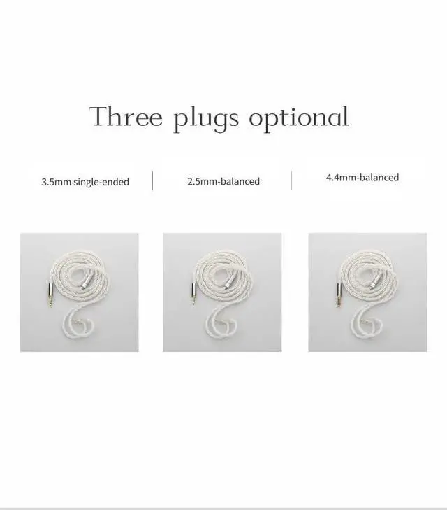 Alt view image 4 of 5 - Line K Upgrade Cable High Purity Copper Silver Plated KATO Cable IEMs (4.4mm)