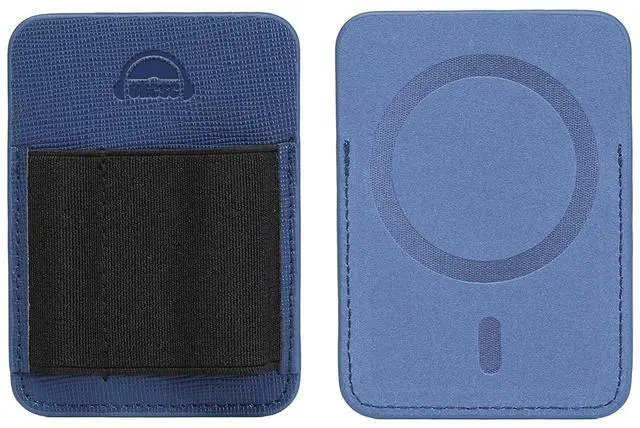 Main image of Navy Blue DAC Magnetic Pouch, DAC Case, DAC Pocket, Cell Phone Back Clip DAC accesorries, Compact Organizer | Scratch-Resistant & Lightweight (31g), Navy Blue Double Pocket