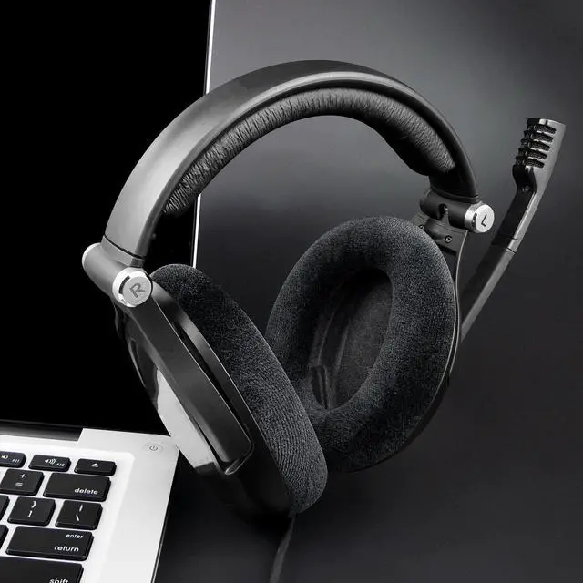 Alt view image 3 of 7 - Earpads for Sennheiser HD560S/HD598/HD599 - Black | for HD515/HD518/HD555/HD558/HD558SE/HD560S/HD595/HD595SE/HD598(SE/CS/SR)/HD599(SE/Limited Edition) Headphones