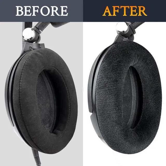 Alt view image 6 of 7 - Earpads for Sennheiser HD560S/HD598/HD599 - Black | for HD515/HD518/HD555/HD558/HD558SE/HD560S/HD595/HD595SE/HD598(SE/CS/SR)/HD599(SE/Limited Edition) Headphones
