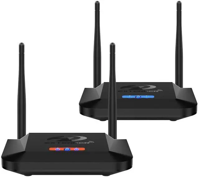 Main image of Wireless HDMI Transmitter and Receiver 4K Decoding 1080P 60HZ, 656 FT | HDMI Loop-Out, IR Extend, Dual Cooling Design, 8 Channels, 1 TX to 3 RXS, Streaming from STB,PC,CCTV to TV,Projector,Monitor