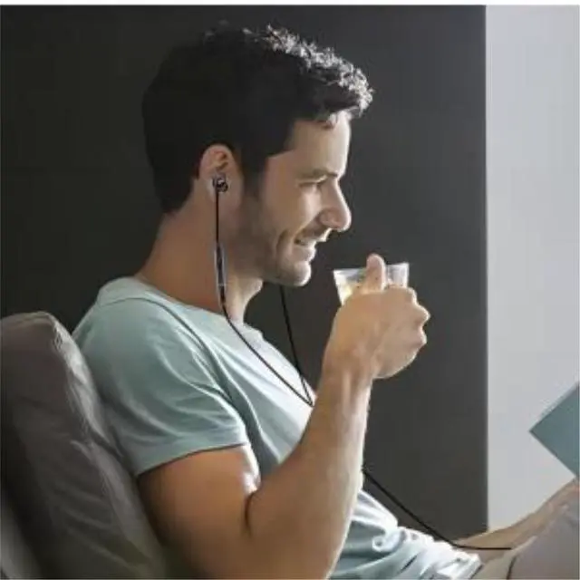 Alt view image 6 of 7 - 2025 New in-Ear Earbuds Stereo Headphones for Samsung Galaxy Z Fold6 S25 S24 S23 S22 S21 S20 Note 10 10+ - Designed with Microphone and Volume Remote Type-C Connector-(Black)