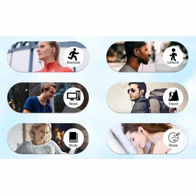 Alt view image 5 of 7 - 2025 New in-Ear Earbuds Stereo Headphones for Samsung Galaxy Z Fold6 S25 S24 S23 S22 S21 S20 Note 10 10+ - Designed with Microphone and Volume Remote Type-C Connector-(Black)