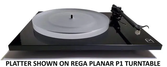 Alt view image 4 of 4 - Acrylic Platter Upgrade (15mm Height) for Rega Planar 1/2/3/RP1/RP3/P1/P2/P3/P3-24 and NAD 533 Turntables