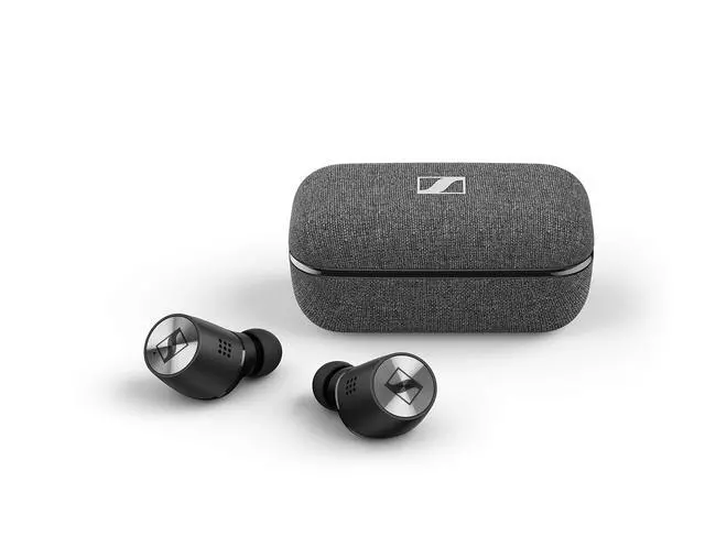 Alt view image 4 of 5 - Consumer Audio Momentum True Wireless 2 - Bluetooth in-Ear Buds with Active Noise Cancellation, Smart Pause, Customizable Touch Control and 28-Hour Battery Life - Black (M3IETW2 Black)