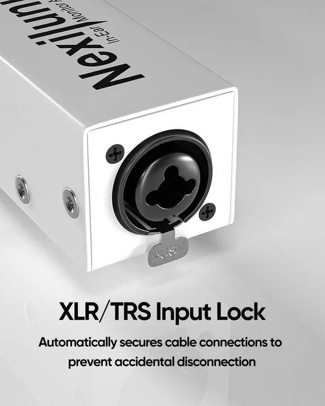 Alt view image 5 of 7 - P2 Portable in-Ear Monitor Amplifier, Personal Headphone Amp | Headphone Amplifier with XLR/TRS Input 3.5mm Output, Amp with Stereo/Mono Switch, Seven-Color Breathing Light, DIP Switch