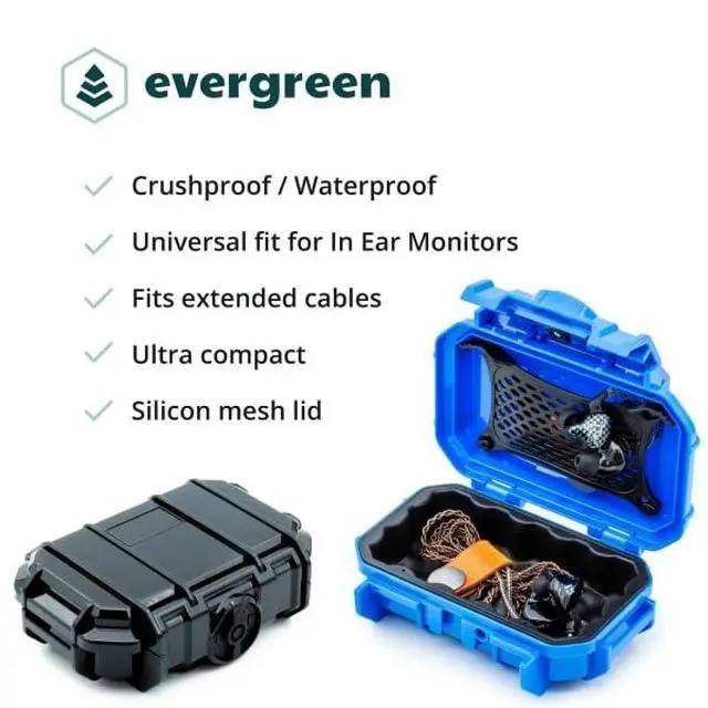 Alt view image 3 of 7 - in Ear Monitor Protective Cases for IEM - Compatible with KZ ZS10 Pro, ZST, ZEX, AS10, AS16, ZSN Pro X, YINYOO, TANGZU, Moondrop, Shure SE215, Airpods (52 Blue)