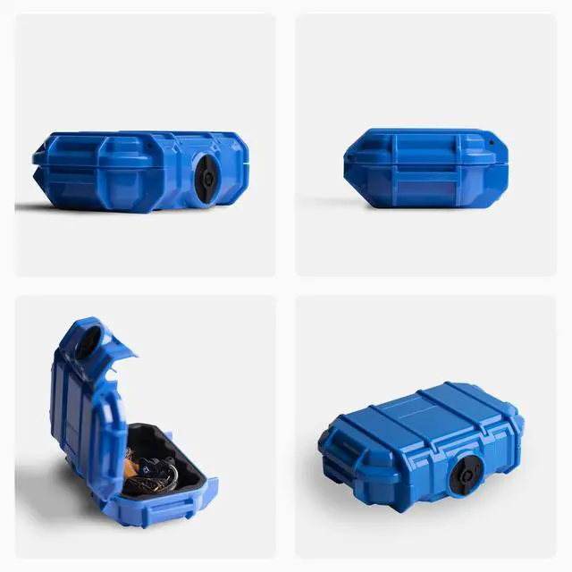 Alt view image 4 of 7 - in Ear Monitor Protective Cases for IEM - Compatible with KZ ZS10 Pro, ZST, ZEX, AS10, AS16, ZSN Pro X, YINYOO, TANGZU, Moondrop, Shure SE215, Airpods (52 Blue)