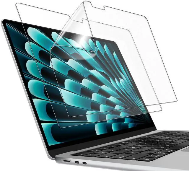 Main image of Matte Screen Protector for MacBook Air 13" (M2-M5), 2-Pack | For MacBook Air 13" (2026-2022), Anti-Glare Matte Film, Anti-Fingerprint Coating, Scratch Protection