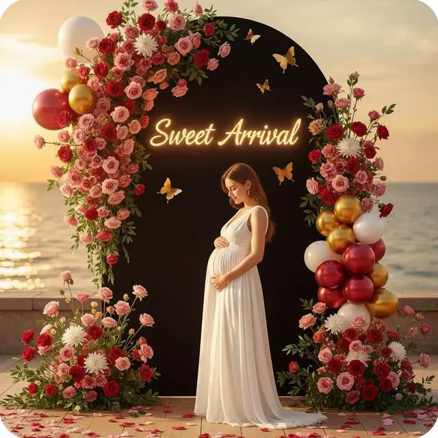 Alt view image 5 of 7 - 7.2FT Party Arch Backdrop Cover,Black Double-Sided Spandex Fitted Arch Stand Covers Round Top Chiara Arch Backdrop Stands Cover for Wedding Birthday Party Baby Shower Ceremony Banquet Decor