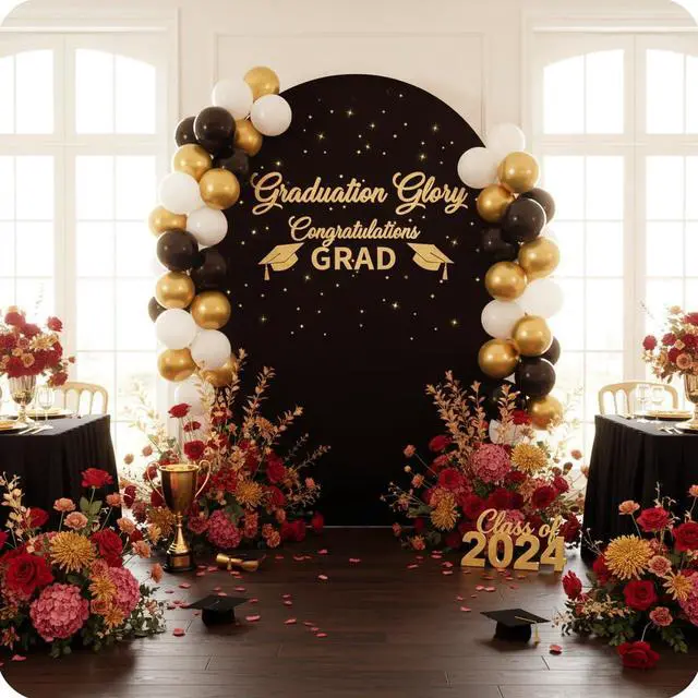 Alt view image 7 of 7 - 7.2FT Party Arch Backdrop Cover,Black Double-Sided Spandex Fitted Arch Stand Covers Round Top Chiara Arch Backdrop Stands Cover for Wedding Birthday Party Baby Shower Ceremony Banquet Decor