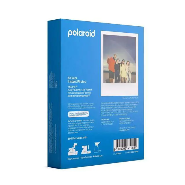 Alt view image 4 of 7 - Color Film for 600 Instant Film (8 Photos) Bundle with Photo Album - Holds 32 Photos