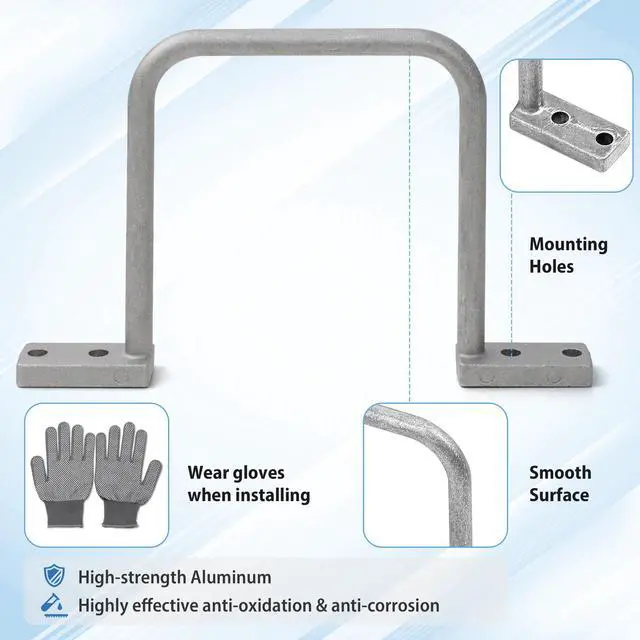 Alt view image 3 of 7 - 3" Aluminum Cable Management D Ring 30 Pack Cable Organizer Silver | Aluminum Alloy | Gloves included | Easy Screw-Mount | Tangle Free Solutions for Home & Office