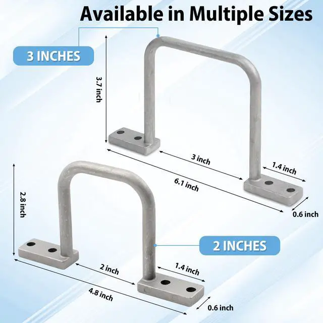 Alt view image 7 of 7 - 3" Aluminum Cable Management D Ring 30 Pack Cable Organizer Silver | Aluminum Alloy | Gloves included | Easy Screw-Mount | Tangle Free Solutions for Home & Office