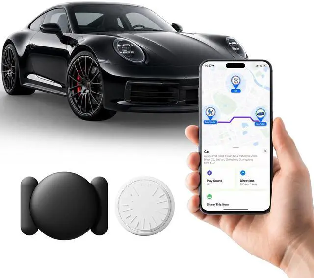 Main image of Mini Magnetic GPS Tracker for Vehicles No Subscription for iOS (1P) | Car GPS Tracker Portable GPS Tracking Device,Real-Time GPS Tracking for Kids, Car, Pets