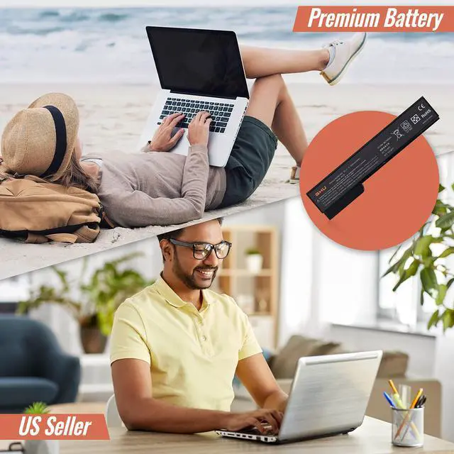 Alt view image 4 of 6 - New Laptop Battery 58 WH Replacement for CC06 CC06xl QK642AA 628666-001 628668-001 628668001 628670-001 628369-421 CC09 628664-001 Compatible for HP Probook 6560B 6570B 6460B 6470B 6360B