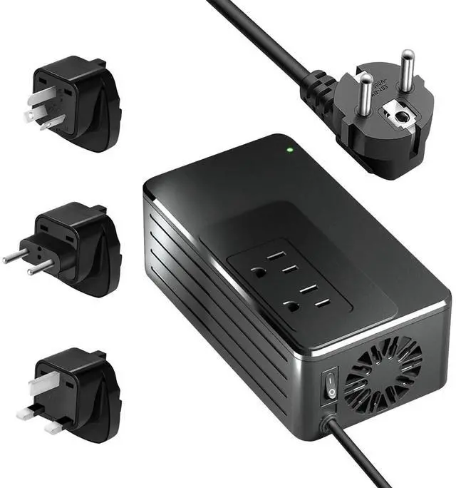 Main image of 1600W 220V to 110V Voltage Converter, Power Any American Appliances in 220-250V, No Limitations, Plug & Play, Universal Power Adapter Voltage Converter US to Europe International Travel