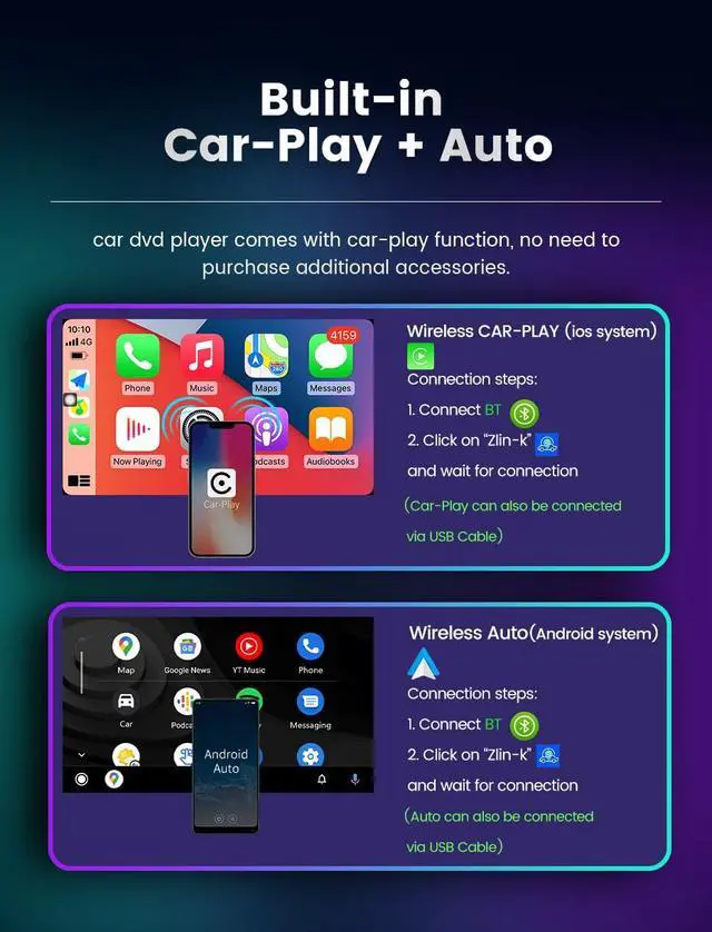 Alt view image 3 of 7 - Android Stereo Radio for Hyundai Accent 2012-2017, 7 Inch GPS Navi Car-Play Android Auto Upgrade IPS WiFi Blue-Tooth RDS Head Unit 2GB RAM 64GB ROM