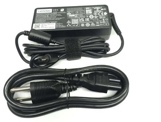 Alt view image 2 of 7 - 65W Round Tip AC Adapter - GX20K16005 for Essential- Yoga 330-11IGM, IdeaPad S100 Series-IdeaPad S145-15IWL, Flex Series-ideapad Flex 6-14ARR, ADLX65NCC3A