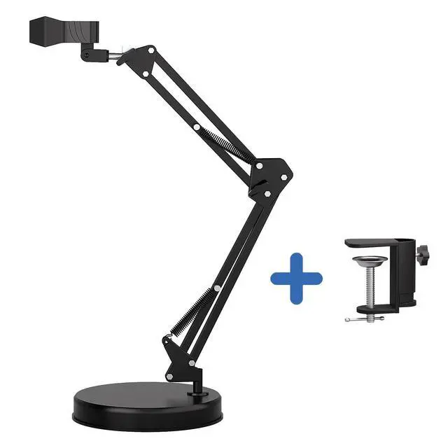 Alt view image 2 of 7 - Max 21-inch Adjustable Universal Stand for Digital Microscopes (Only Stand) | 360° Rotating Arm Table Clamp Supports Up to 6cm Diameter USB/WiFi Microscopes Ideal for Lab, Electronics, and DIY