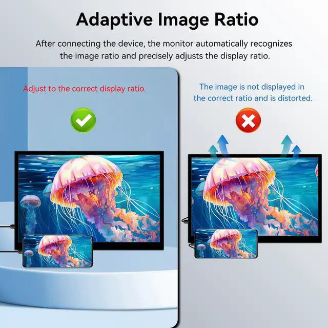Alt view image 3 of 7 - Portable Touchscreen Monitor 16 Inch 1920X1200P IPS Touch Screen Monitor with USB C HDMI Port, 350cd/m², External Monitors for Laptop PC Phones Computer PS4/5