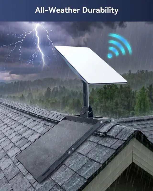 Alt view image 7 of 7 - Starlink Roof Ridge Mount for Gen 3/4/4X (Standard), No-Drill, Adjustable Angle and 360° Rotation for Better Signal