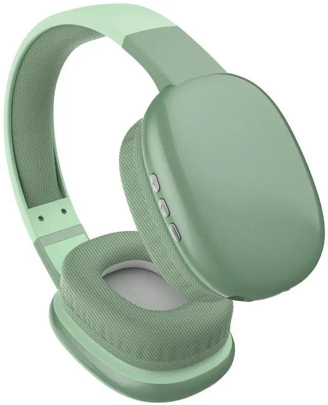 Main image of Wave-56 Wireless Headphones, 40H Battery, Hi-Res Audio, Enhanced Bass, Noise Cancelling, Transparency Mode, Lightweight Over-Ear Bluetooth Headphones with Comfort Fit, Travel-Friendly (Green)