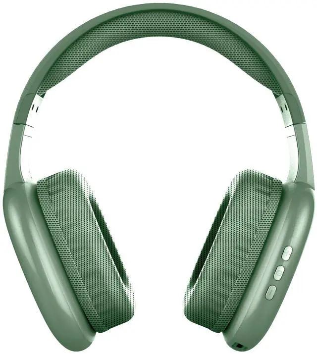 Alt view image 2 of 6 - Wave-56 Wireless Headphones, 40H Battery, Hi-Res Audio, Enhanced Bass, Noise Cancelling, Transparency Mode, Lightweight Over-Ear Bluetooth Headphones with Comfort Fit, Travel-Friendly (Green)