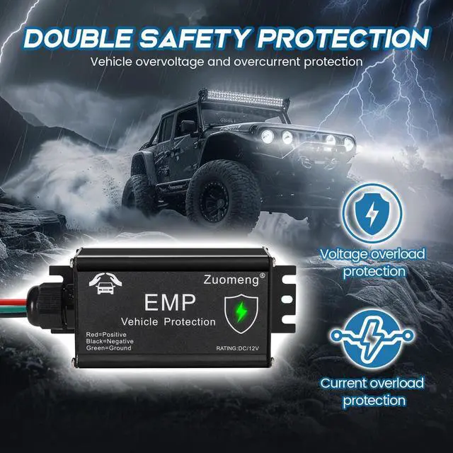 Alt view image 4 of 7 - Vehicle EMP Protection - 12 Volt DC for Cars & Trucks, Protection Against EMP, Solar Flares & Power Surges