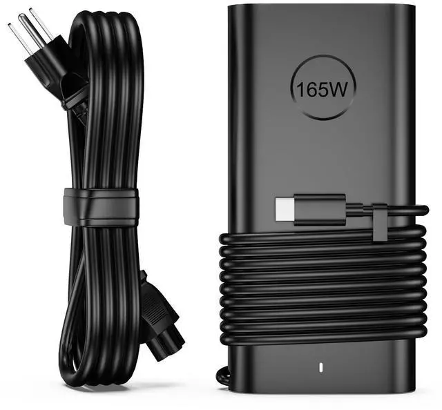 Main image of 165W GAN USB C Charger Compatible with Dell Precision 5690 5680 | for Dell Pro Precision 7 16", Pro Max 16 18 Plus, XPS 17 9720 9730, Latitude 7640 7340 5540 5440, Inspiron-14 16 Plus 7640