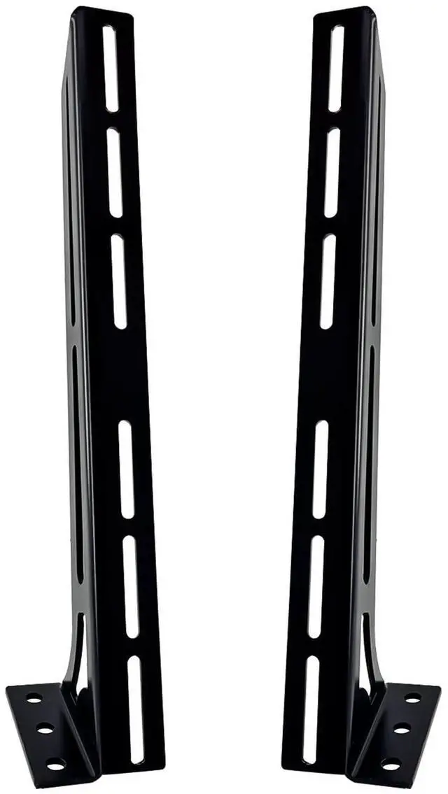 Main image of Steel Floor & Wall Mount Amplifier Rack Laser-Cut Audio Equipment Rack for Car Audio Sound System Coated with Black Powder
