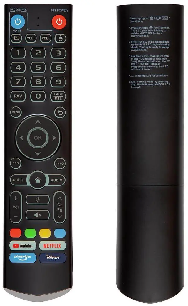 Main image of V3 Pro V3 Plus V5 Pro TV Box Voice Remote Control Replacement | Compatible with vSeeBox TV Box, Smart Bluetooth Voice Remote Control
