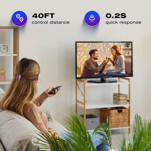 Alt view image 4 of 7 - V3 Pro V3 Plus V5 Pro TV Box Voice Remote Control Replacement | Compatible with vSeeBox TV Box, Smart Bluetooth Voice Remote Control