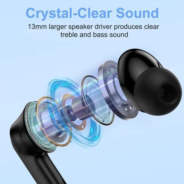 Alt view image 4 of 7 - for Samsung Galaxy A37 A57 A17 A56 A36 A26 A16, Earbuds Wireless Earphones