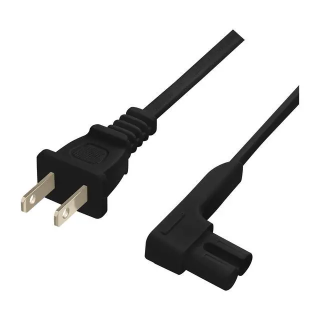 Alt view image 4 of 7 - 3-Foot Power Cord Compatible with Sonos One, Sonos One SL, Sonos Play-1 Speakers - Power Plug Cable (Standard, Black)