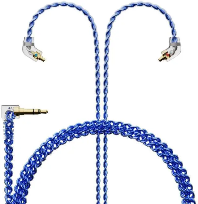 Main image of BASN SC100 Silver Plated Earphone Cable, 1.5m MMCX Detachable Cable for in-Ear Monitors - Designed for BASN Series IEMs Including Bsinger & Bmaster