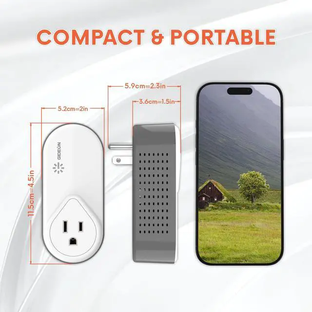 Alt view image 7 of 7 - Refrigerator Surge Protector, 1200J Voltage Protector for Fridge & Freezer, Single Outlet Wall Plug with Over/Under Voltage & Brownout Protection, Appliance Surge Protector 15A 1800W