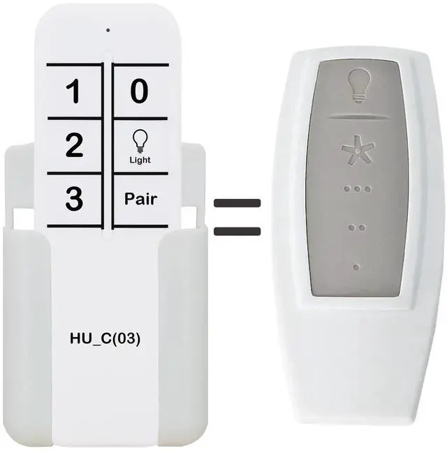 Main image of Replacement Remote Control for Hunter Ceiling Fan 99110, K1131-01, K1131-02, K021905000, IN2TX36,IN2RX13