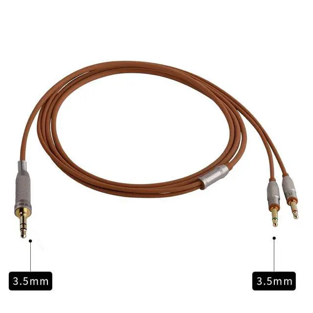 Alt view image 7 of 7 - Luan Brown Open-Back Wood Dynamic Driver Over-Ear HiFi Headphones | Professional grade audio with detachable cable, ideal for home and studio audiophiles