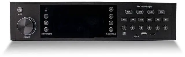 Main image of iRV Technology iRV68 AM/FM/CD/DVD/MP3/MP4/HDMI in&out w/ARC/Digital 5.1/Surround Sound /Bluetooth /NFC,3 Zone Independent Wall Mount RV Radio Stereo w/APP Control, USB charge both Android/Apple